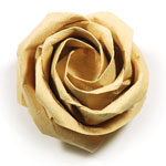 New Kawasaki paper origami rose flower