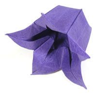 traditional origami bellflower