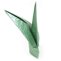 traditional origami stem