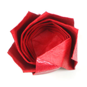 Dream origami rose paper flower 27