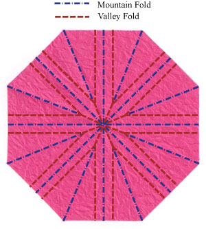 13th picture of origami cosmos flower