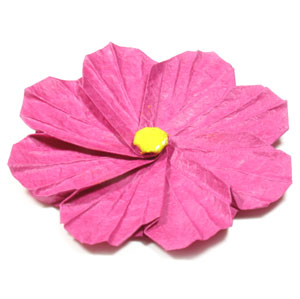 origami cosmos flower