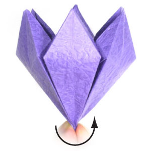 30th picture of origami crocus flower