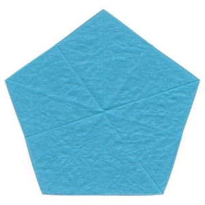 origami forget-me-not flower