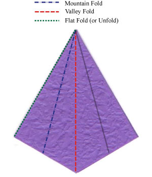 6th picture of simple origami iris flower