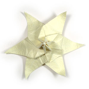 21th picture of origami lily with six petals