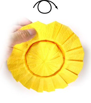 15th picture of origami sunflower