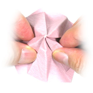 21th picture of origami vinca flower