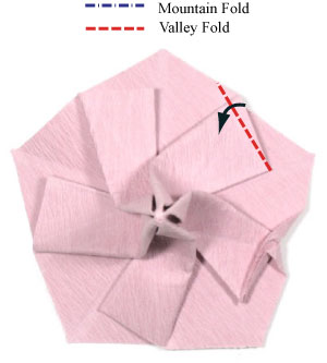 27th picture of origami vinca flower