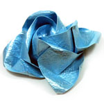 Kawasaki paper origami rose flower image