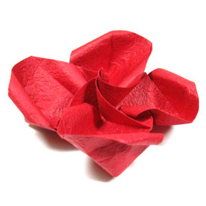 easy origami paper rose flower