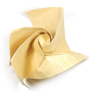 70th picture of Fuller-bloom Kawasaki rose origami flower