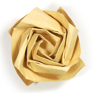 88th picture of Fuller-bloom Kawasaki rose origami flower