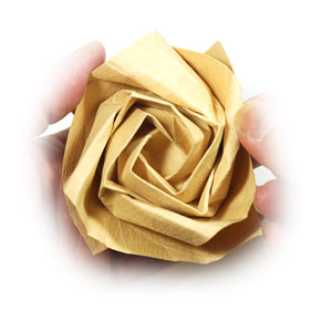 89th picture of Fuller-bloom Kawasaki rose origami flower