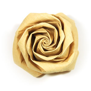 89th picture of New swirl Kawasaki rose origami flower