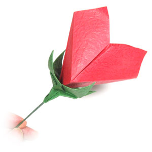 11th picture of Valentine's origami paper flower