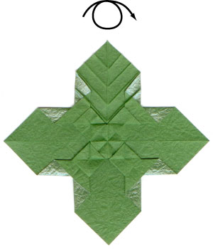 51th picture of quadruple origami leaf