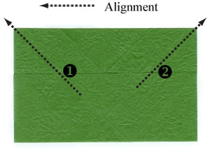 th picture of triple origami leaf