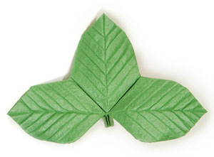 81th picture of triple origami leaf