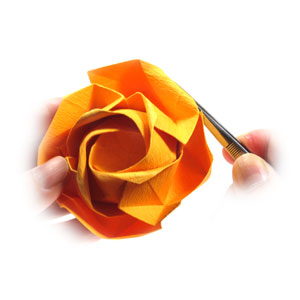 82th picture of origami beauteous rose paper flower