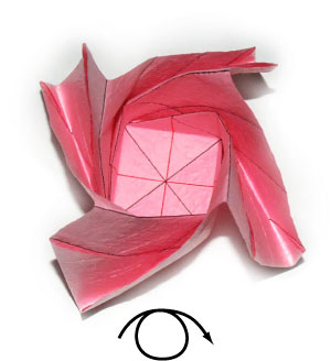 28th picture of jewelry origami rose paper flower