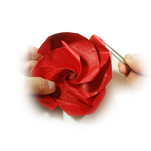 60th picture of Lovely origami rose paper flower (Easy Origami Rose III)