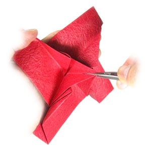 46th picture of Pretty origami rose paper flower (Easy Origami Rose IV)