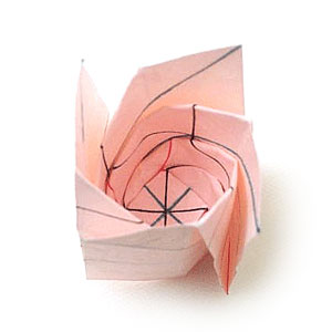 33th picture of standard origami rose paper flower