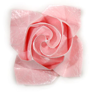 65th picture of Swirl origami rose