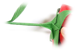 8th picture of Valentine origami rose paper flower