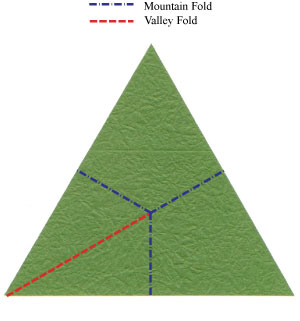 5th picture of Three-sepals standard origami calyx